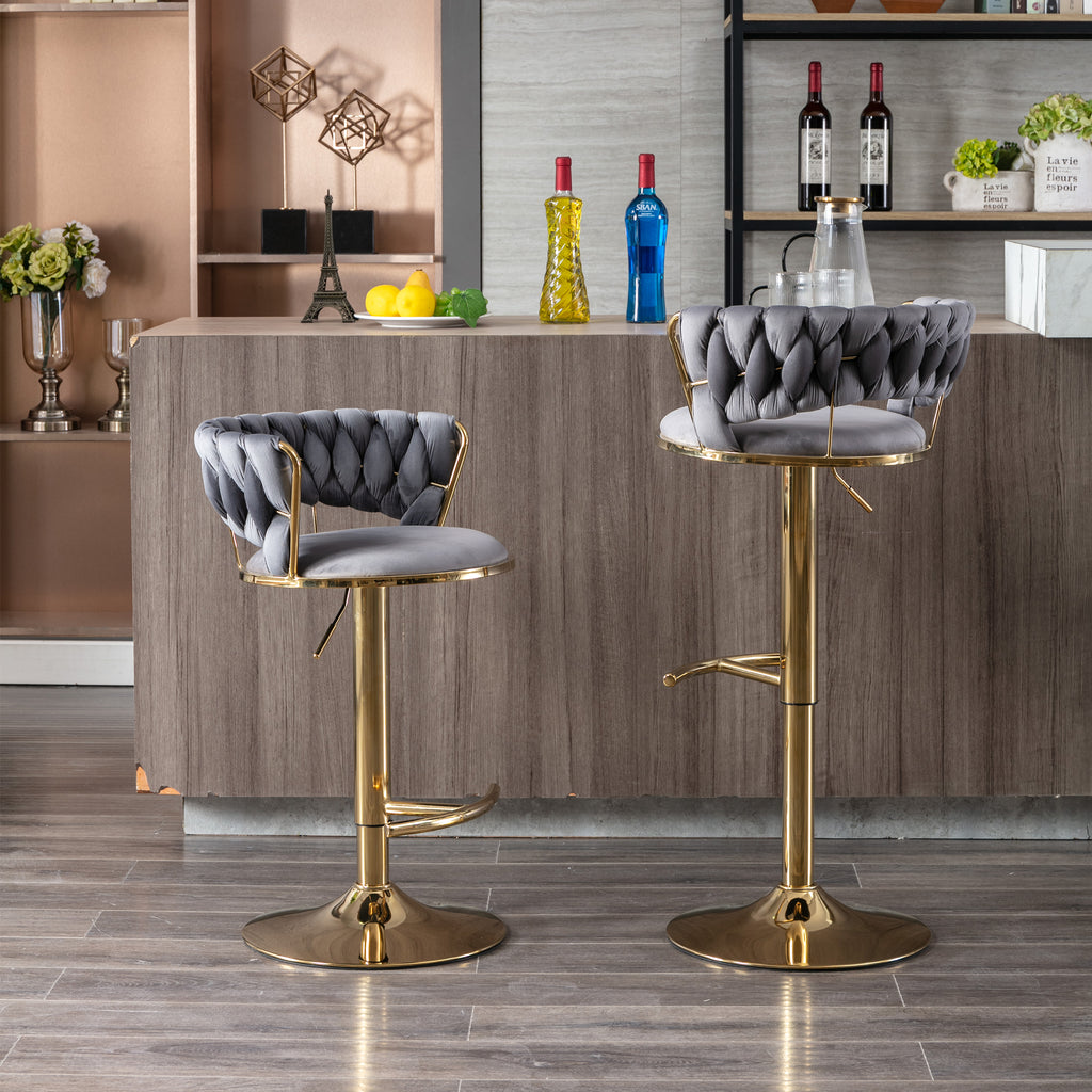 Set of 2 Bar Stools
