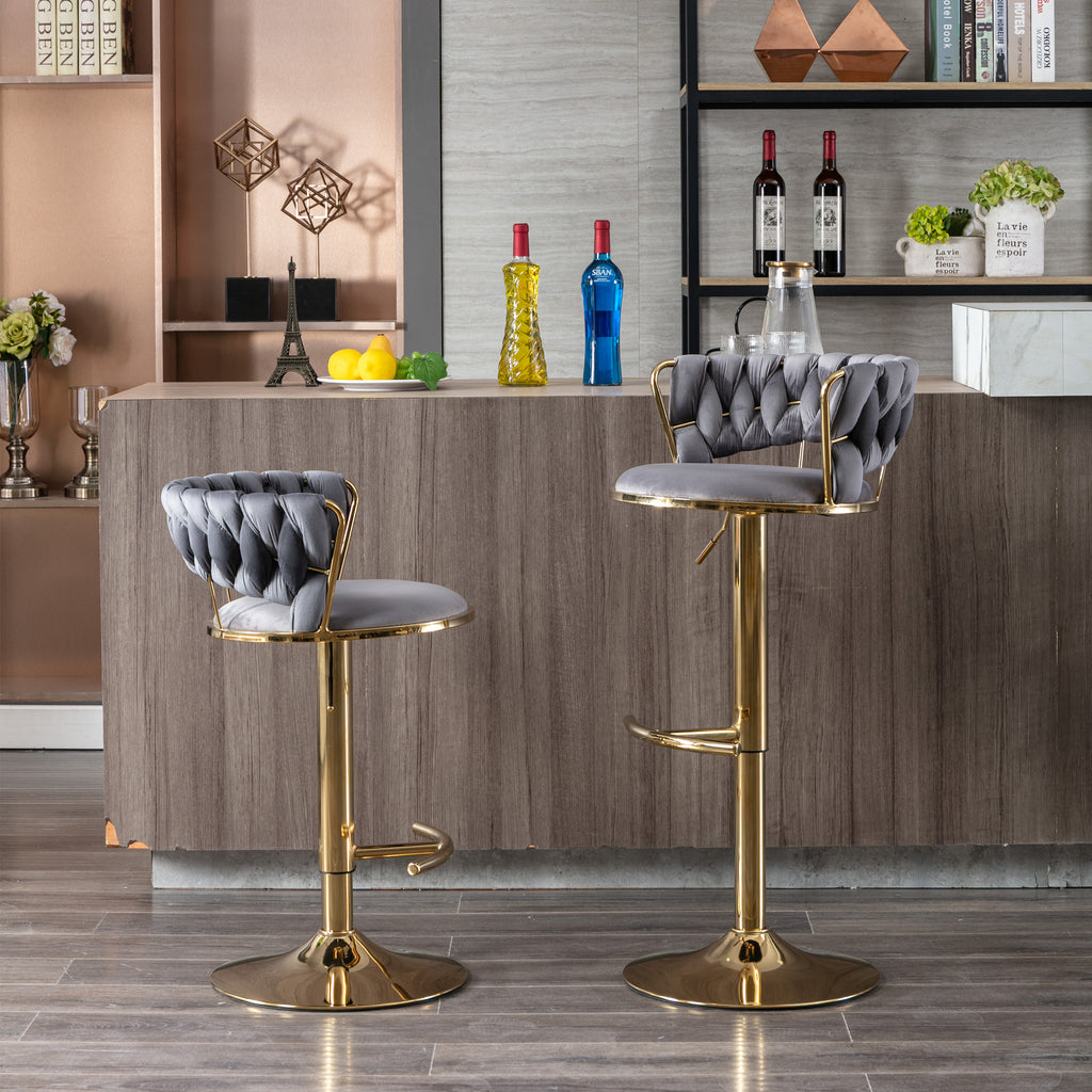 Set of 2 Bar Stools
