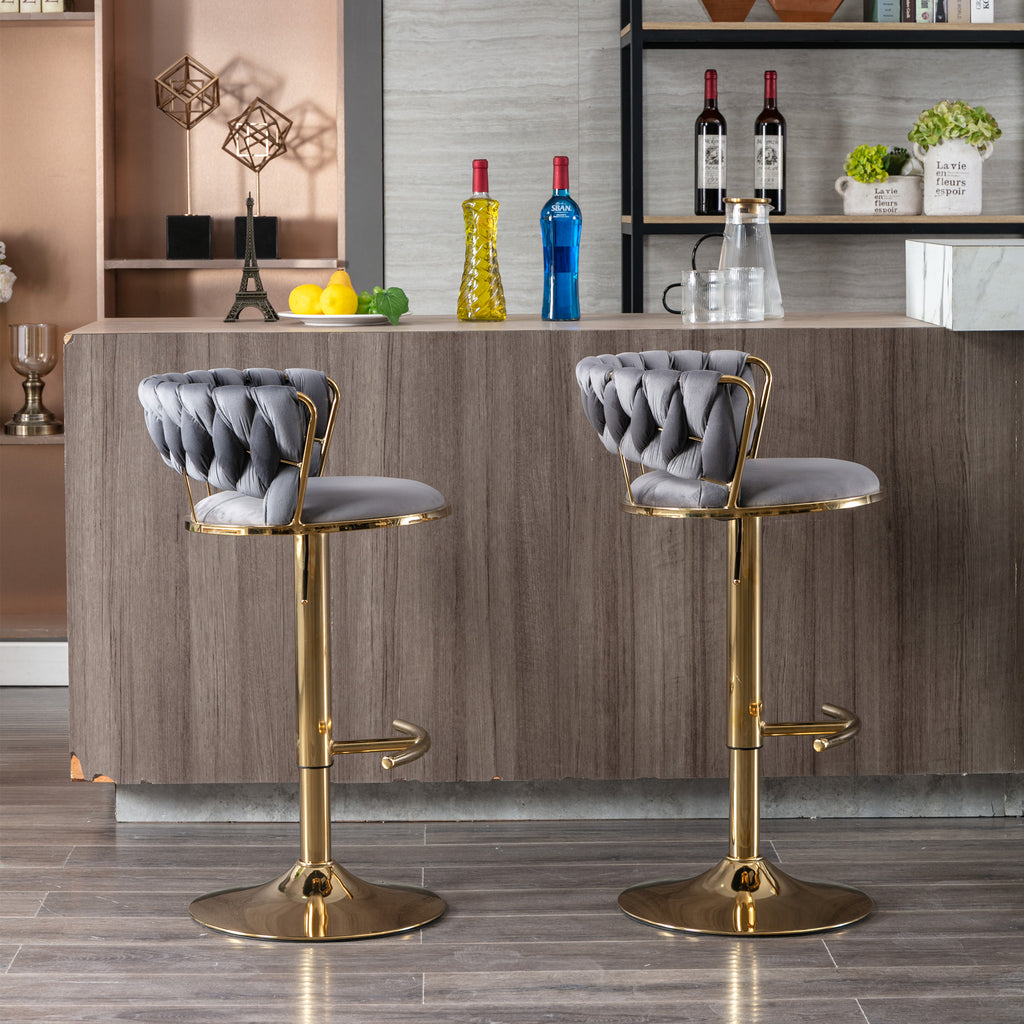 Set of 2 Bar Stools