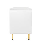 Modern Warm White TV Cabinet