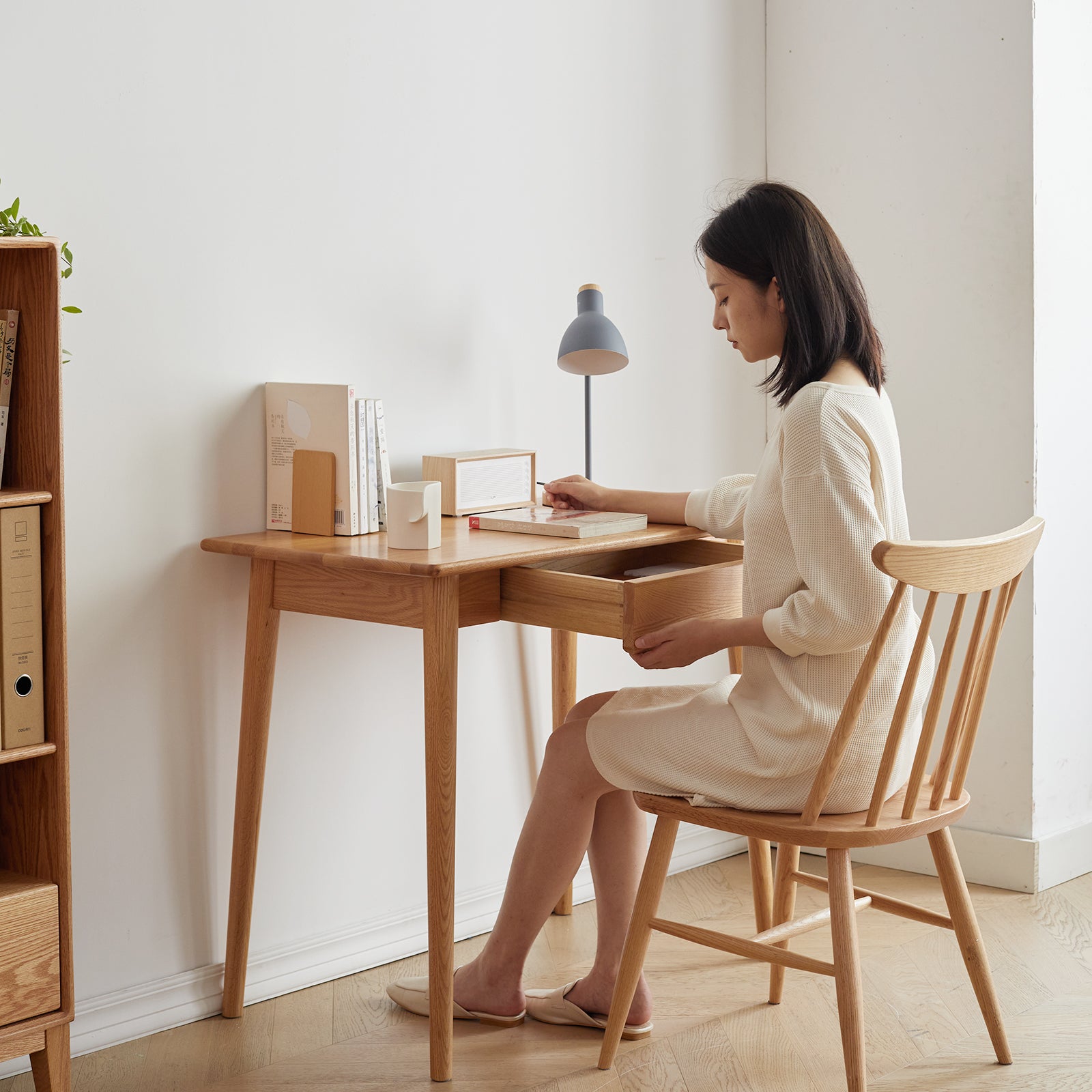 100% Solid Wood Desk