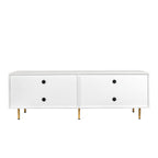 Modern Warm White TV Cabinet