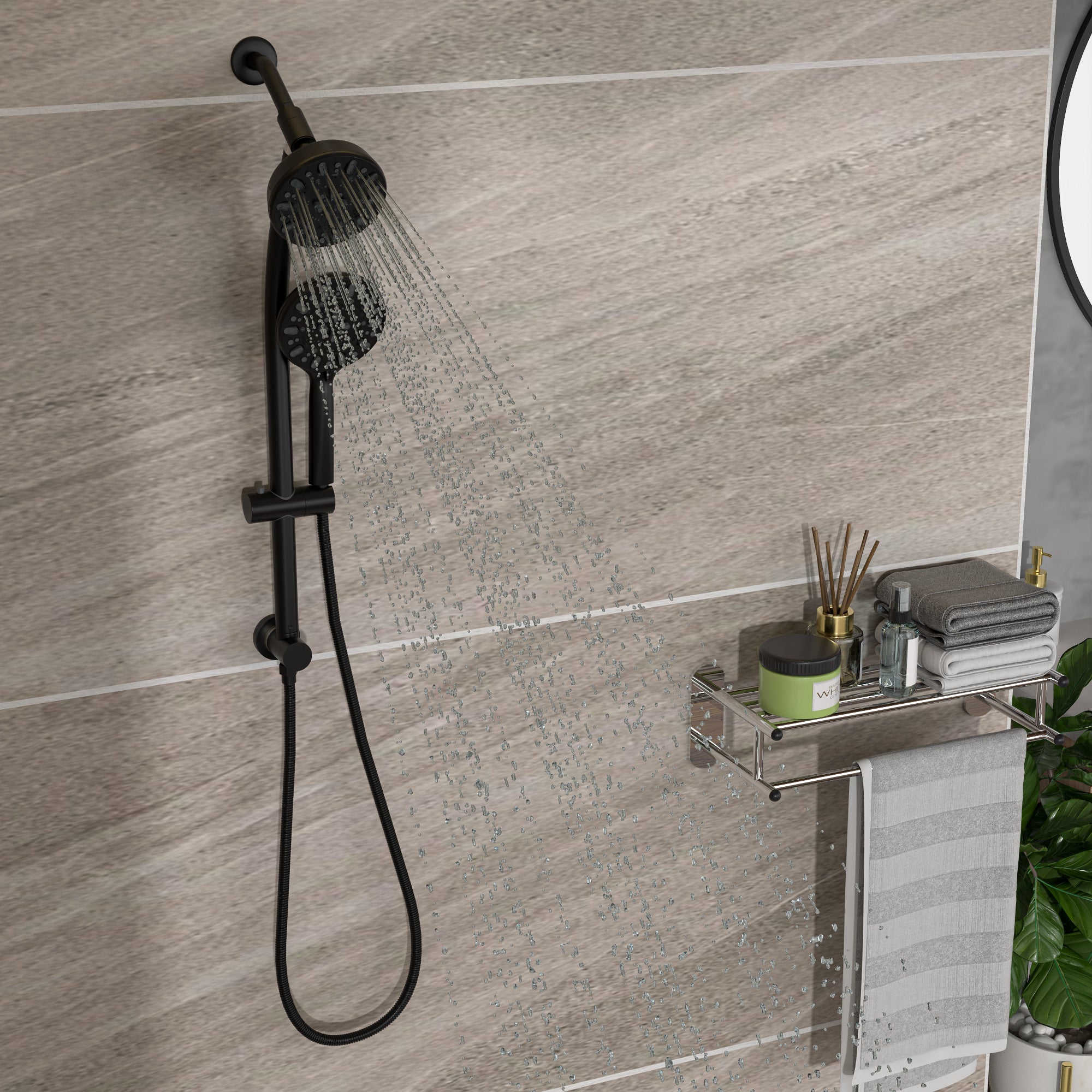 Multi Function Dual Shower Head - Shower System