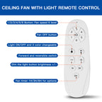 Modern 60 In Integrated LED Ceiling Fan Lighting