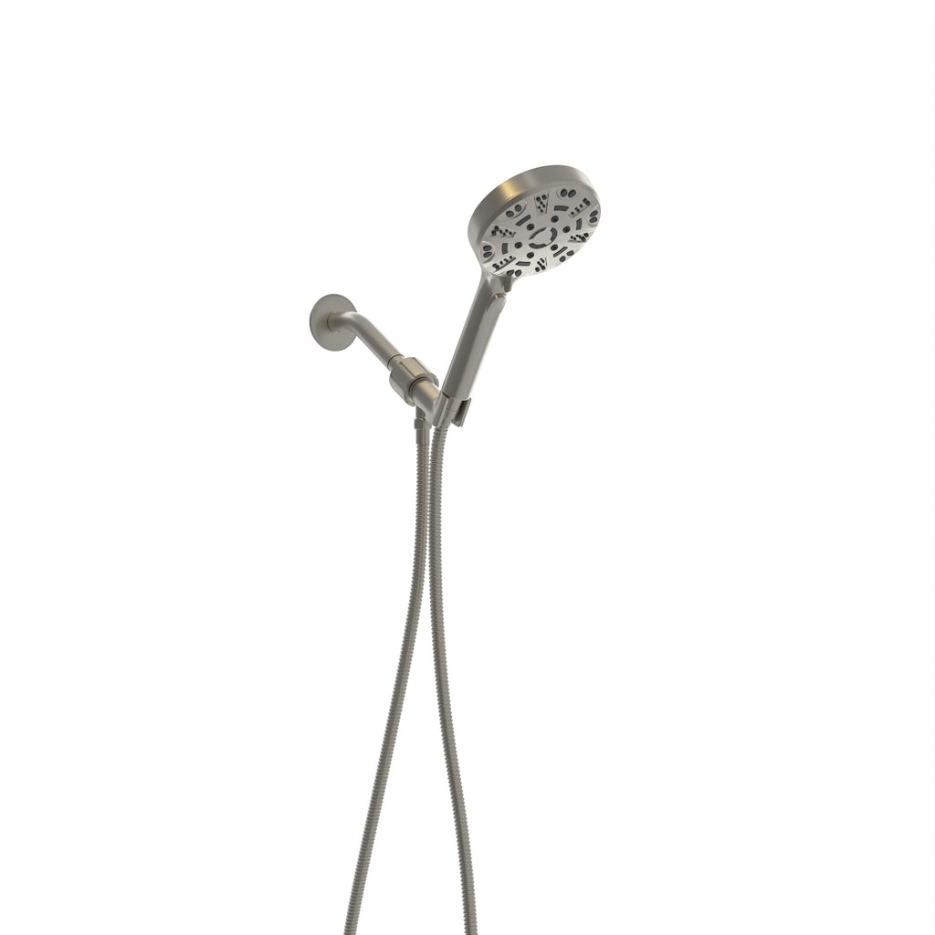 Multi Function Adjustable Hand Shower - 8-Function in Brushed Nickel