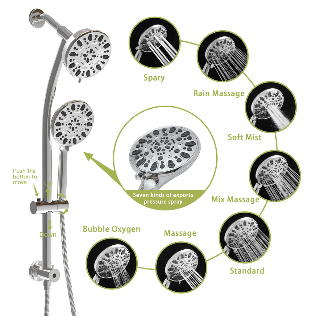Multi Function Dual Shower Head - Shower System