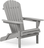Wood Lounge Patio Chair Set of 2