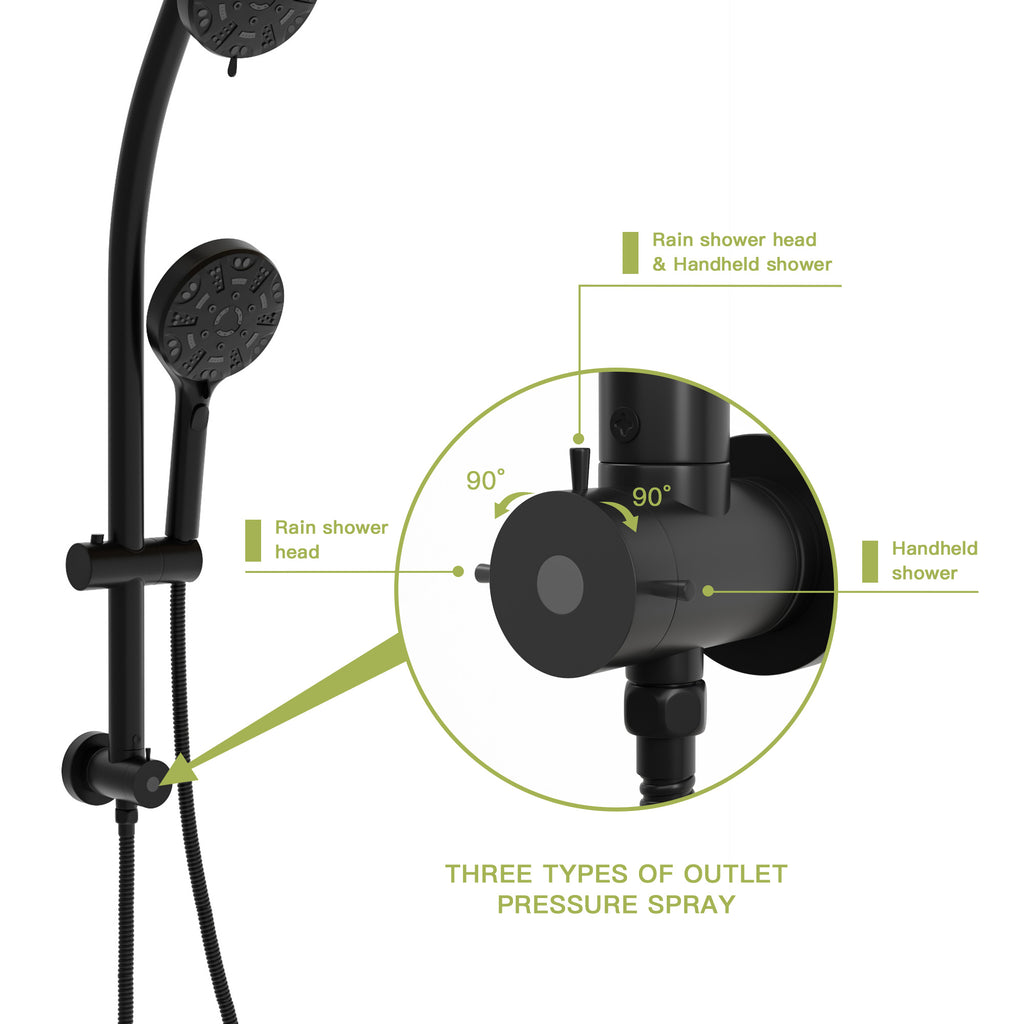 Multi Function Dual Shower Head - Shower System