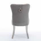 Nikki Collection High-End Tufted Velvet Dining Chair