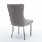 Nikki Collection High-End Tufted Velvet Dining Chair