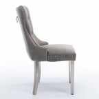 Nikki Collection High-End Tufted Velvet Dining Chair