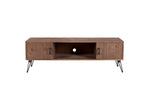 Industrial Style Reclaimed Wood Media TV Stand