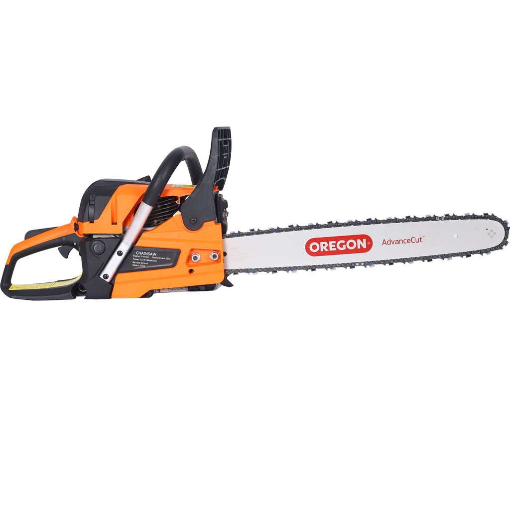58cc Gasoline Chainsaw for Trees and Wood Cutting