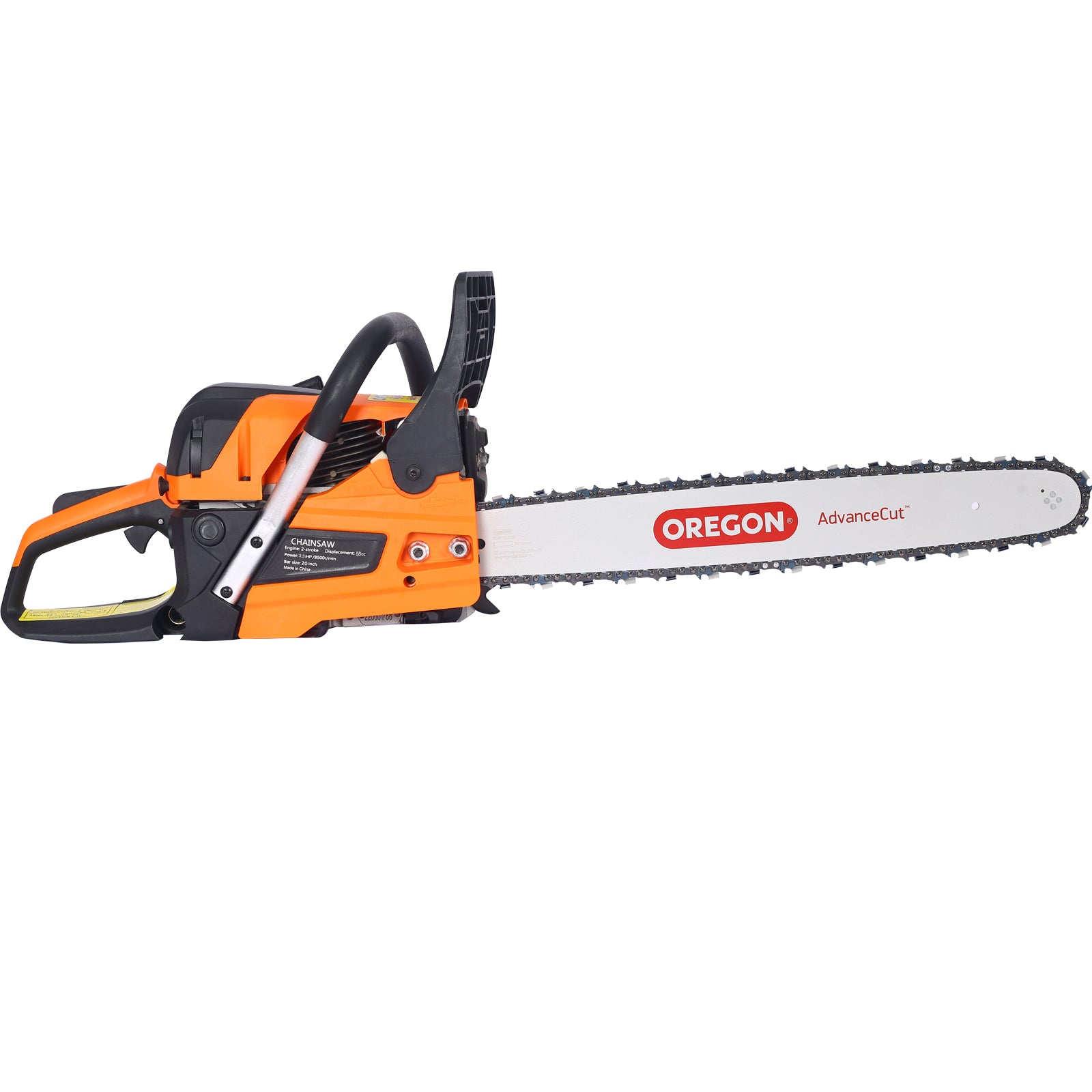 58cc Gasoline Chainsaw for Trees and Wood Cutting