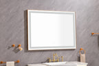 48" x 36" LED Lighted Bathroom Wall Mounted Mirror