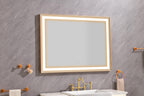 48" x 36" LED Lighted Bathroom Wall Mounted Mirror