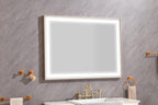 48" x 36" LED Lighted Bathroom Wall Mounted Mirror
