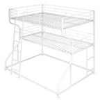 Full XL over Twin XL over Queen Size Triple Bunk Bed