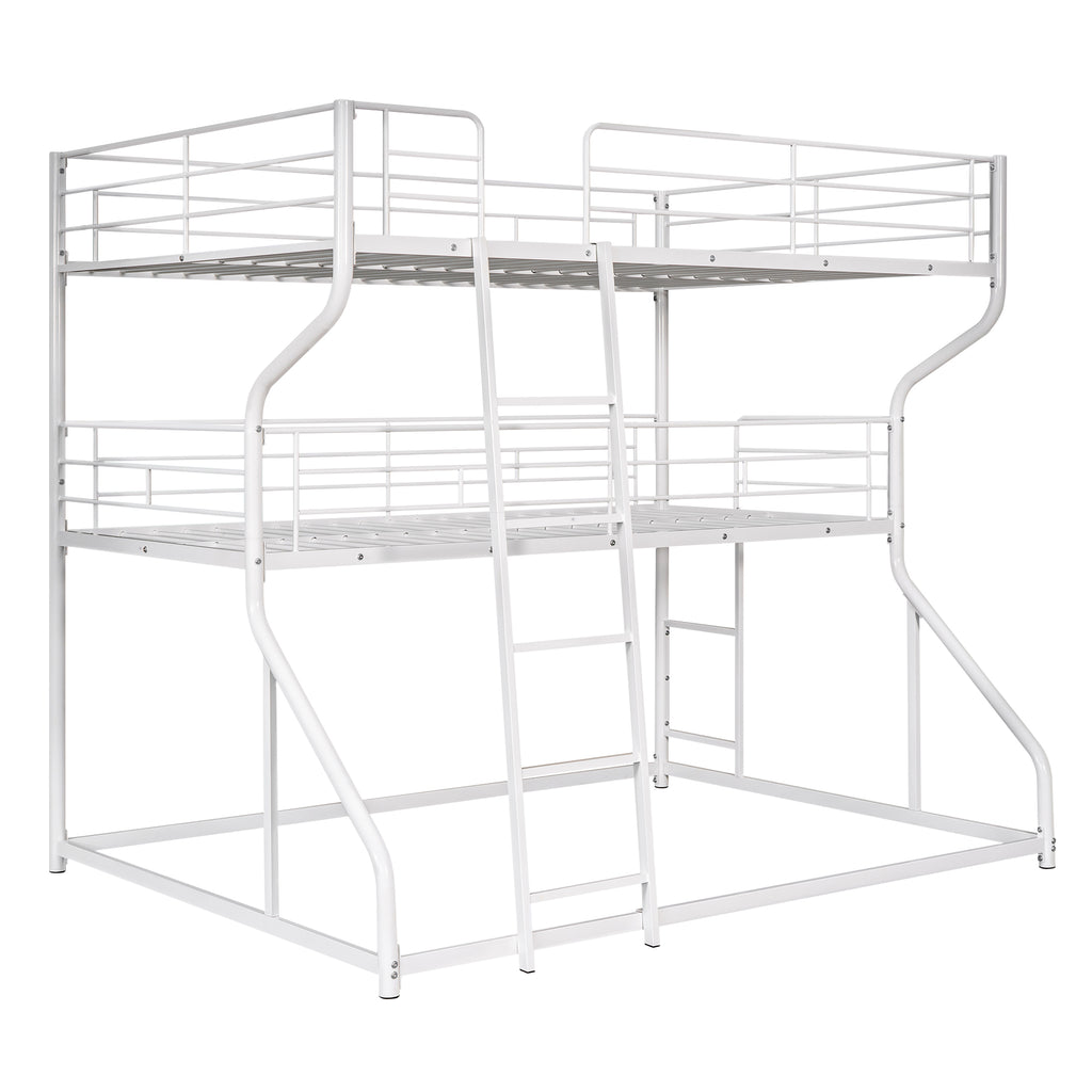 Full XL over Twin XL over Queen Size Triple Bunk Bed