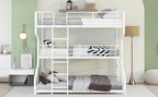 Full XL over Twin XL over Queen Size Triple Bunk Bed