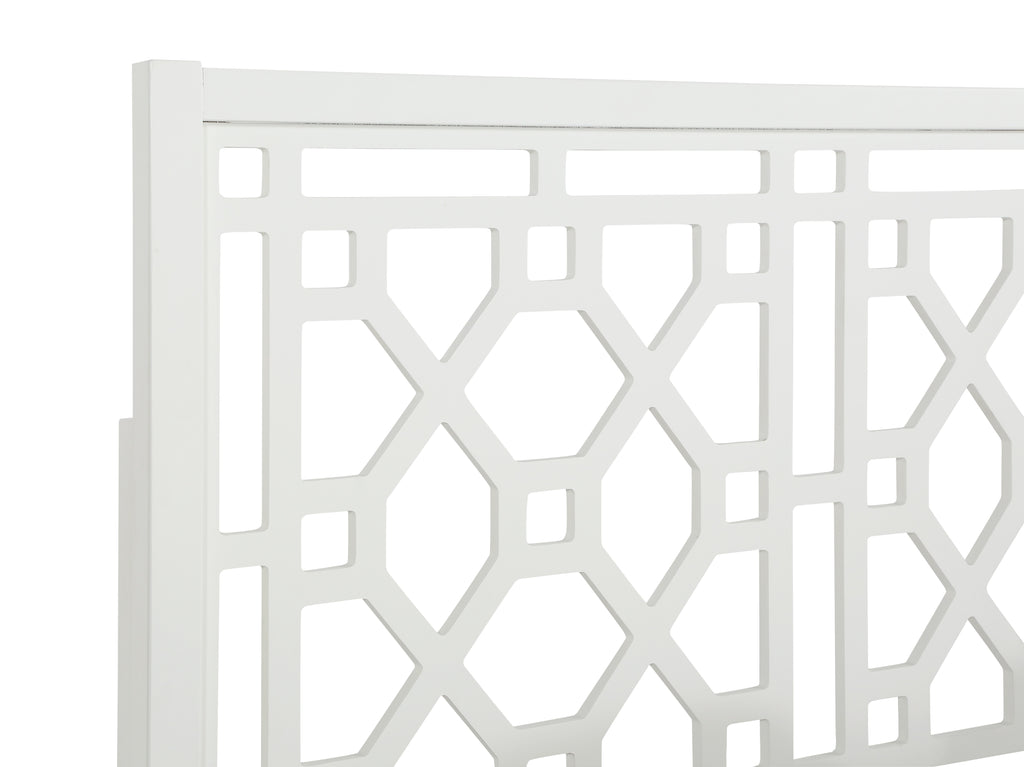 Tabor Chippendale White Headboard