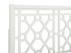 Tabor Chippendale White Headboard