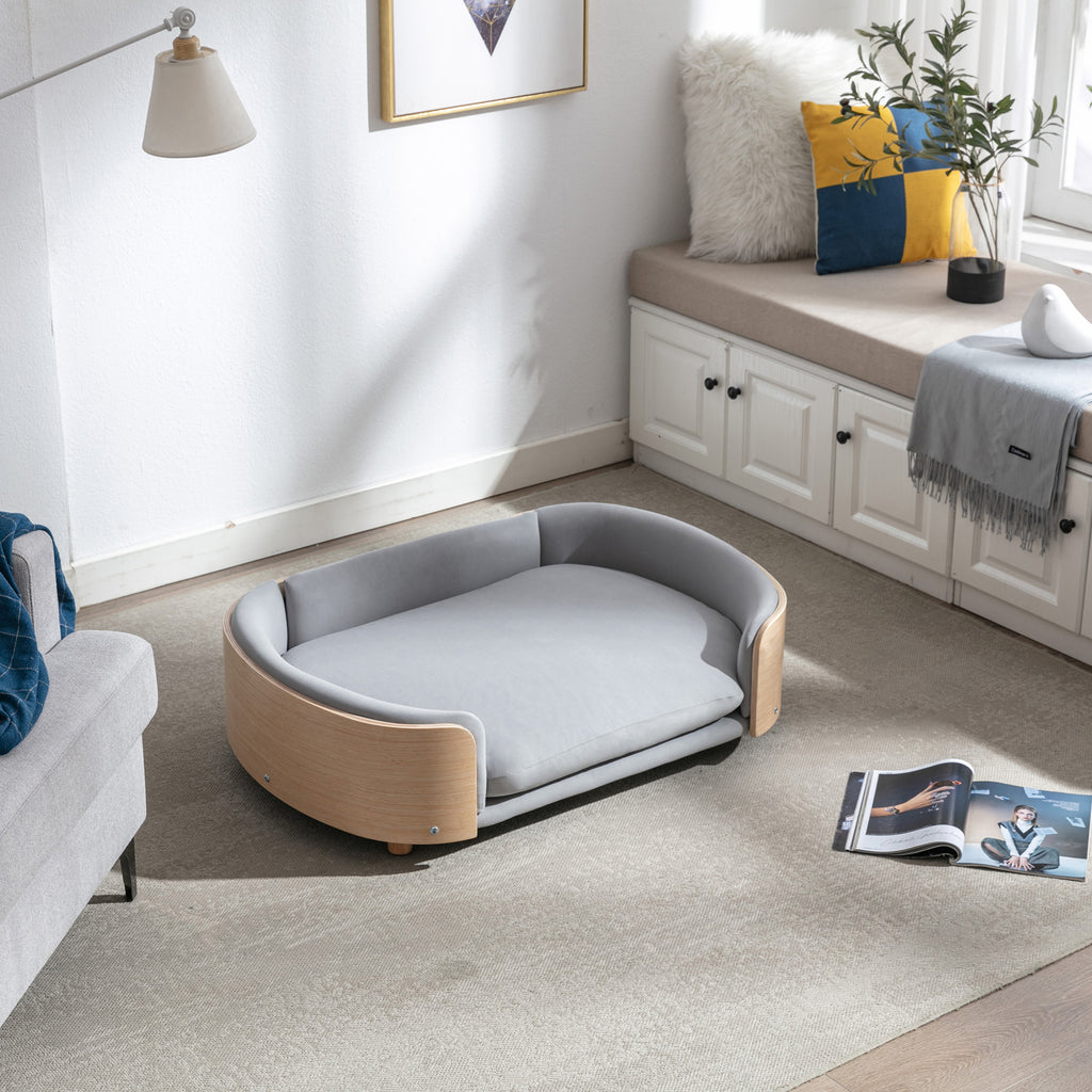 Scandinavian Style Elevated Dog Bed Pet Sofa