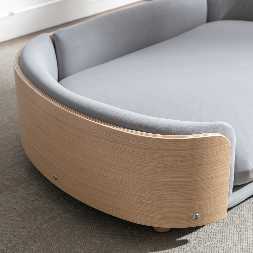 Scandinavian Style Elevated Dog Bed Pet Sofa
