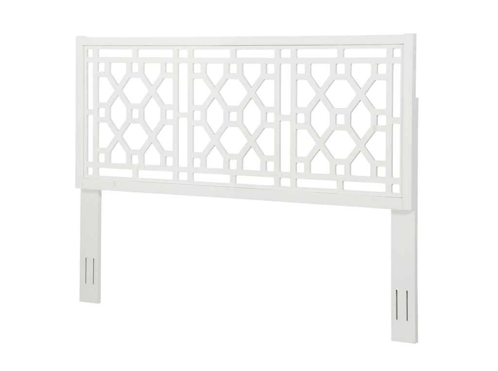 Tabor Chippendale White Headboard
