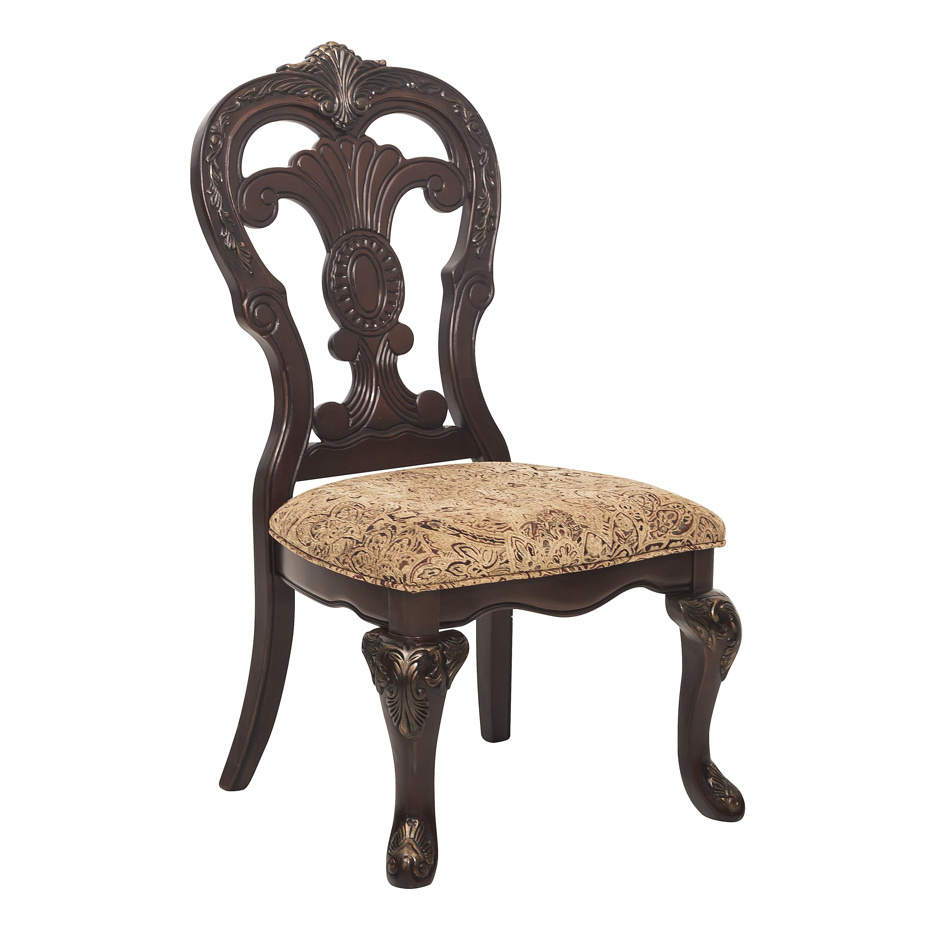 Elegant Style Beautiful Side Chairs 2pc Set