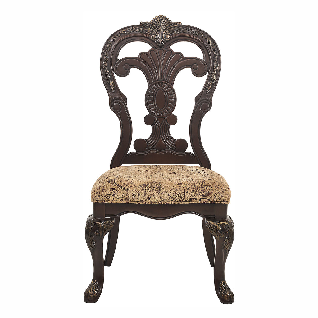 Elegant Style Beautiful Side Chairs 2pc Set