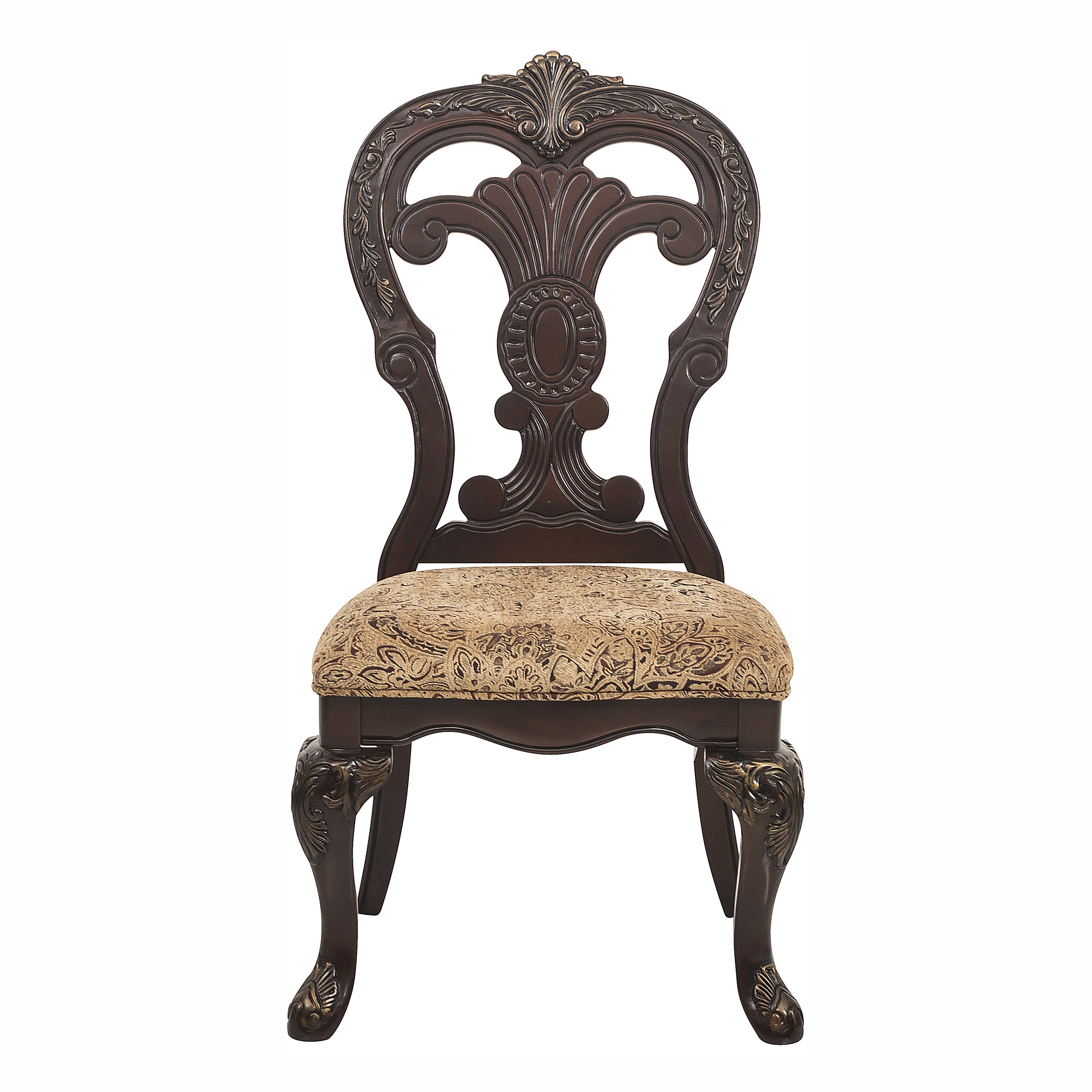Elegant Style Beautiful Side Chairs 2pc Set