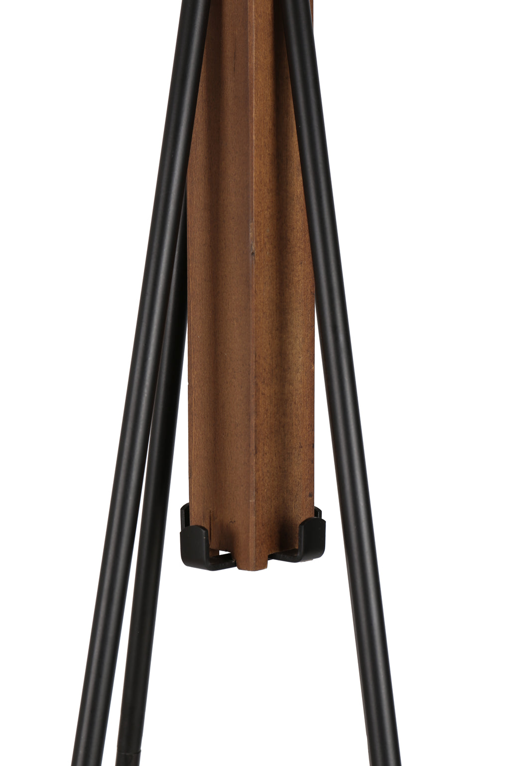 Reclaimed Wood and Metal Freestanding Coat Rack with Hooks