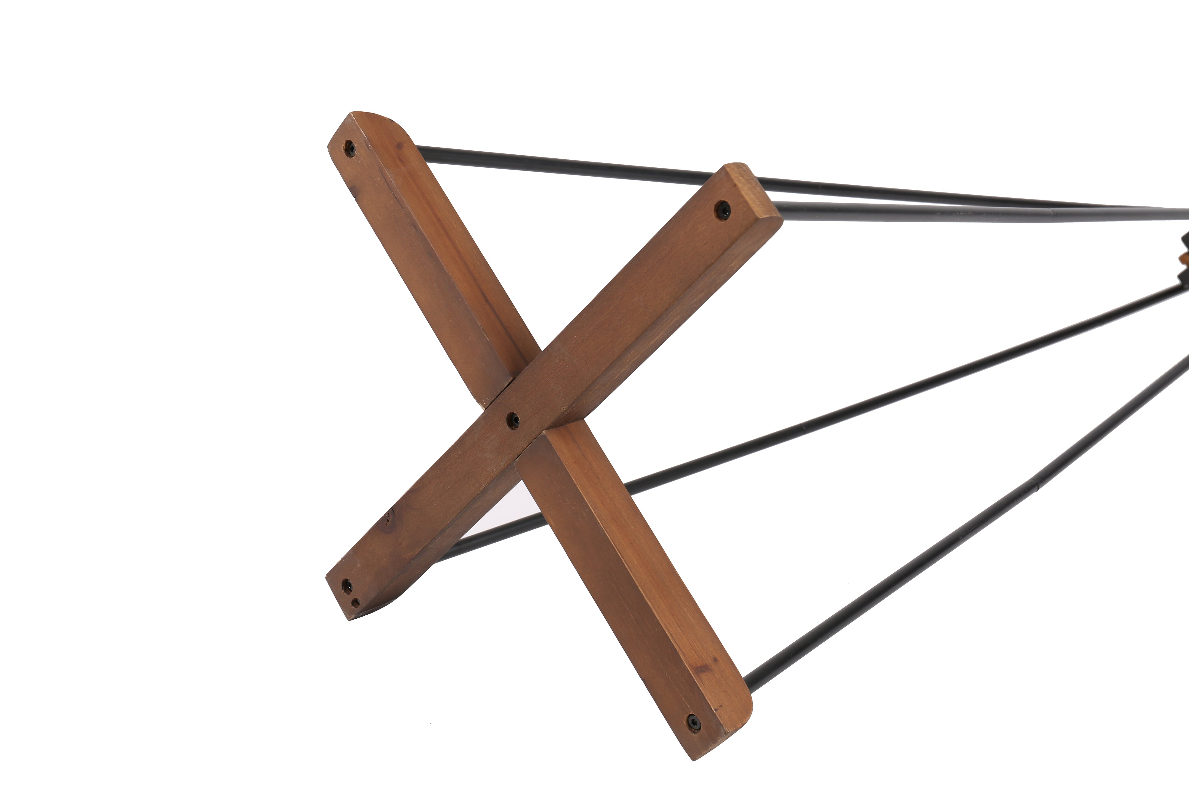 Reclaimed Wood and Metal Freestanding Coat Rack with Hooks