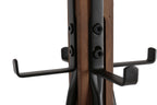 Reclaimed Wood and Metal Freestanding Coat Rack with Hooks