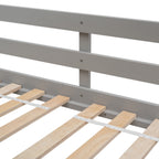 Twin Over Twin House Bunk Bed with Roof and Guardrails