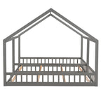 Twin Size House Platform Beds - Two Shared Beds