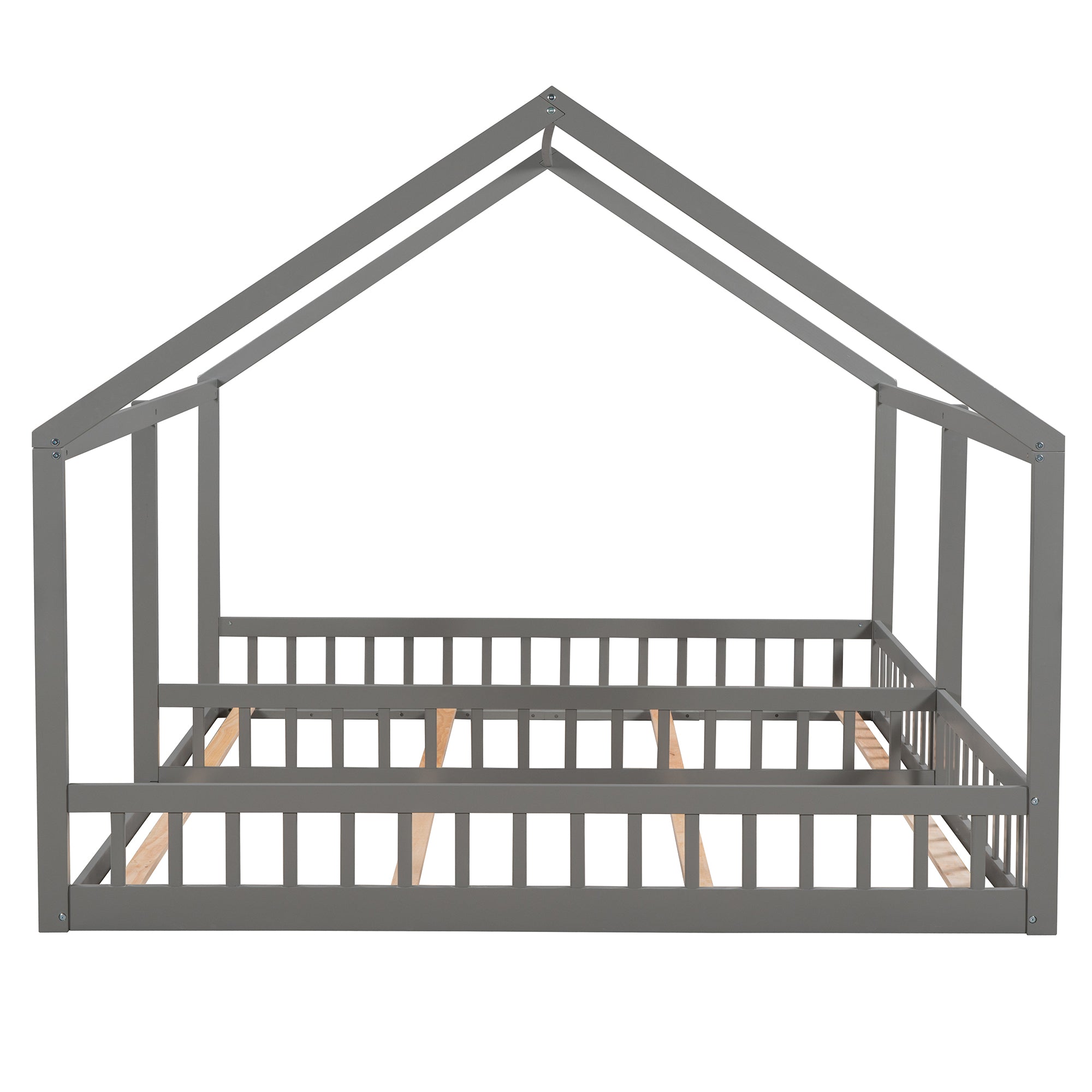 Twin Size House Platform Beds - Two Shared Beds