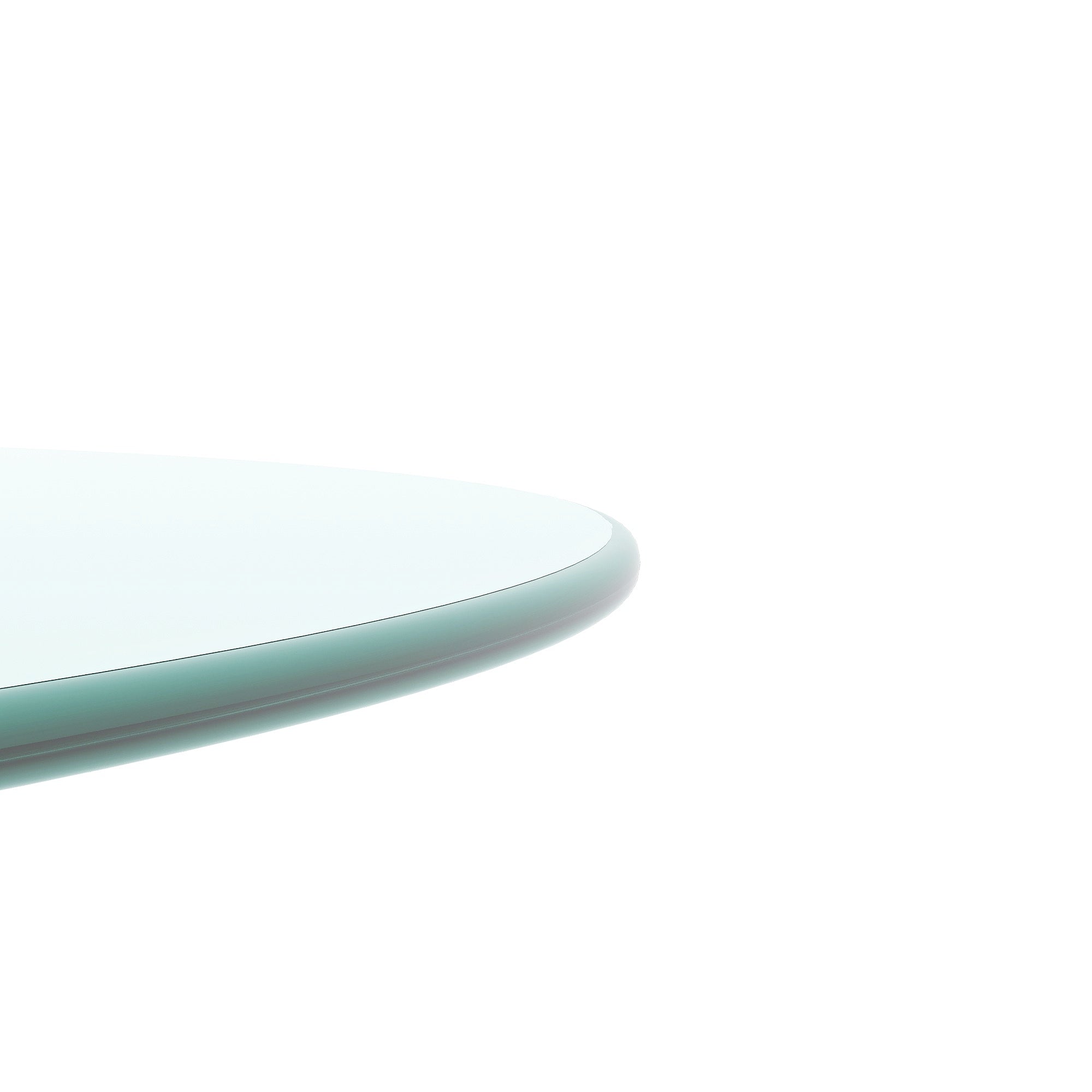20 Inch Round Tempered Glass Table Top