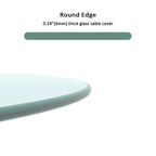 20 Inch Round Tempered Glass Table Top