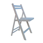 Furniture Slatted Wood Folding Special Event Chair