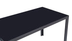 47.25 Inch 4-Seater Tempered Glass Dining Table