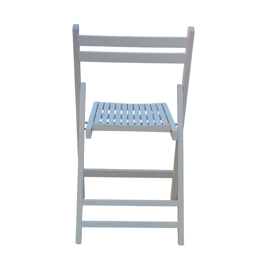 Furniture Slatted Wood Folding Special Event Chair