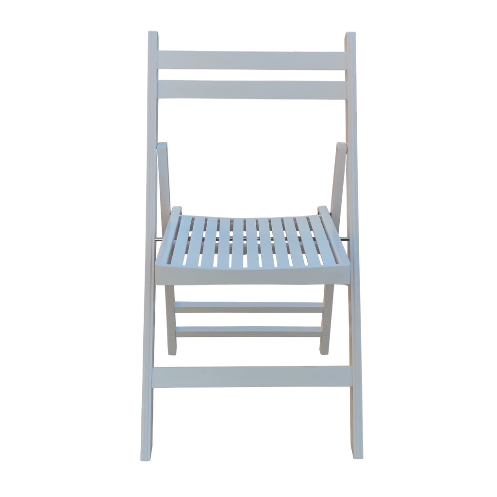 Furniture Slatted Wood Folding Special Event Chair