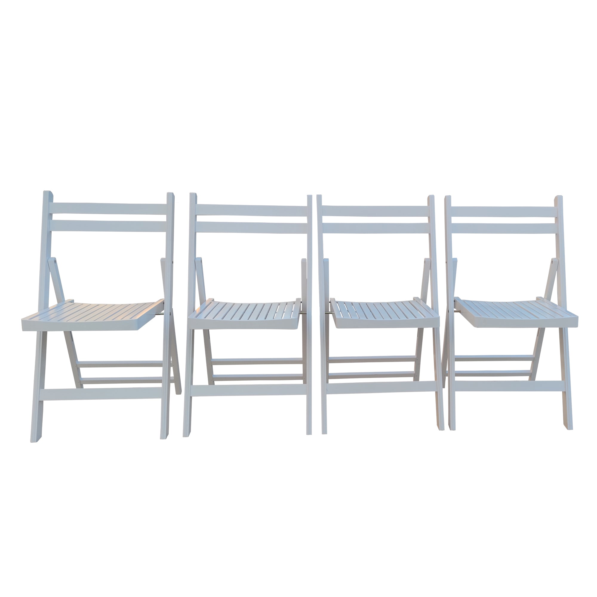 Furniture Slatted Wood Folding Special Event Chair