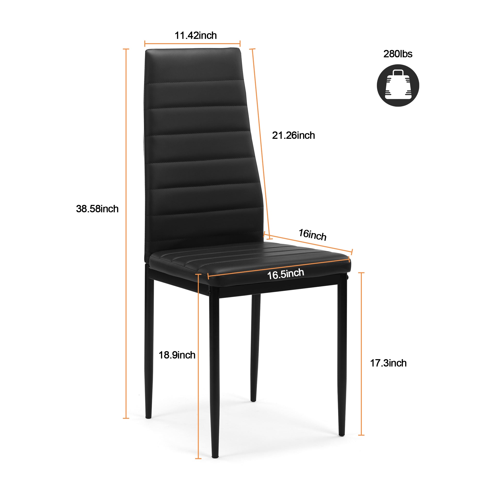 Dining Chair Set for 4