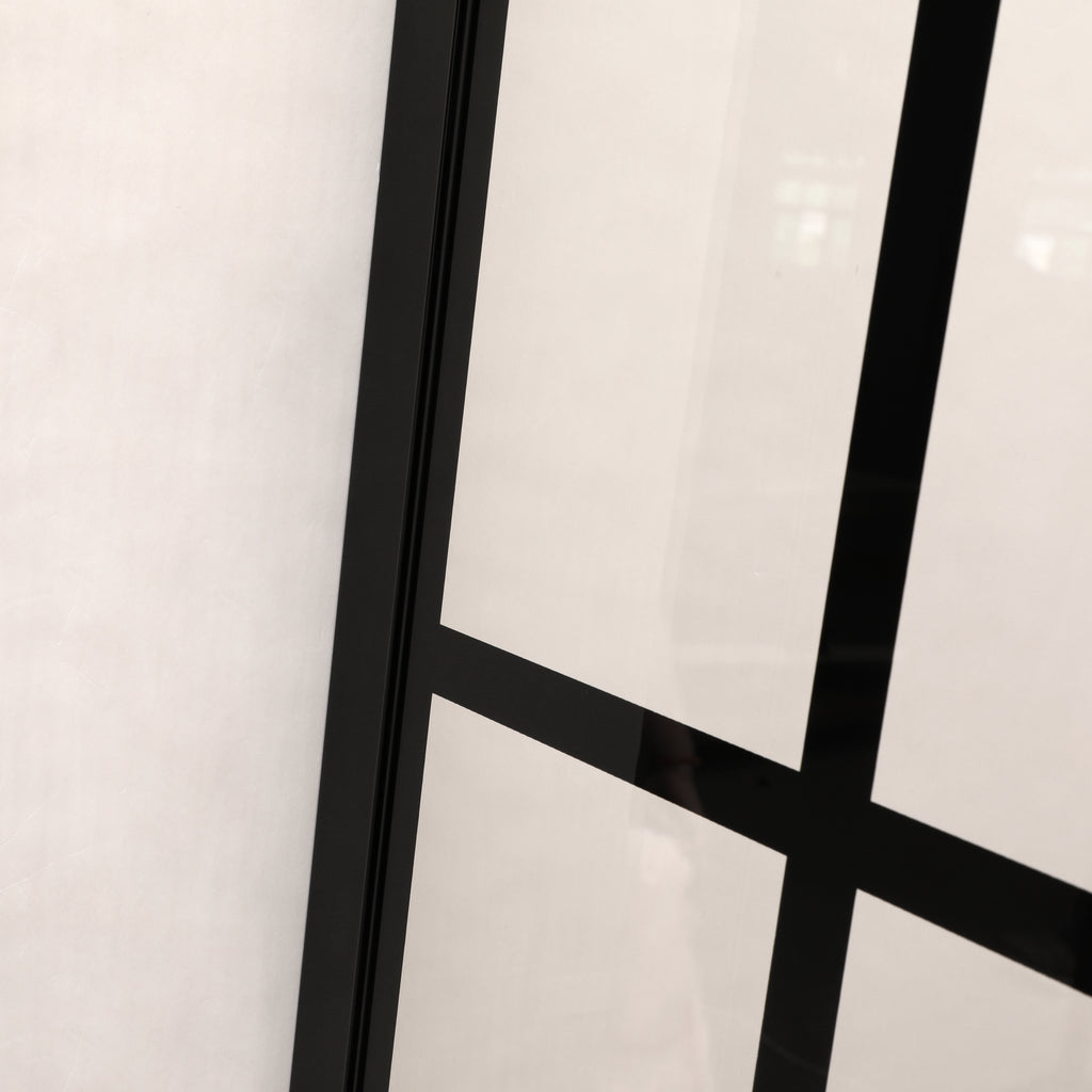 38" W x 72" H Frameless Fixed Shower Door