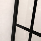 38" W x 72" H Frameless Fixed Shower Door