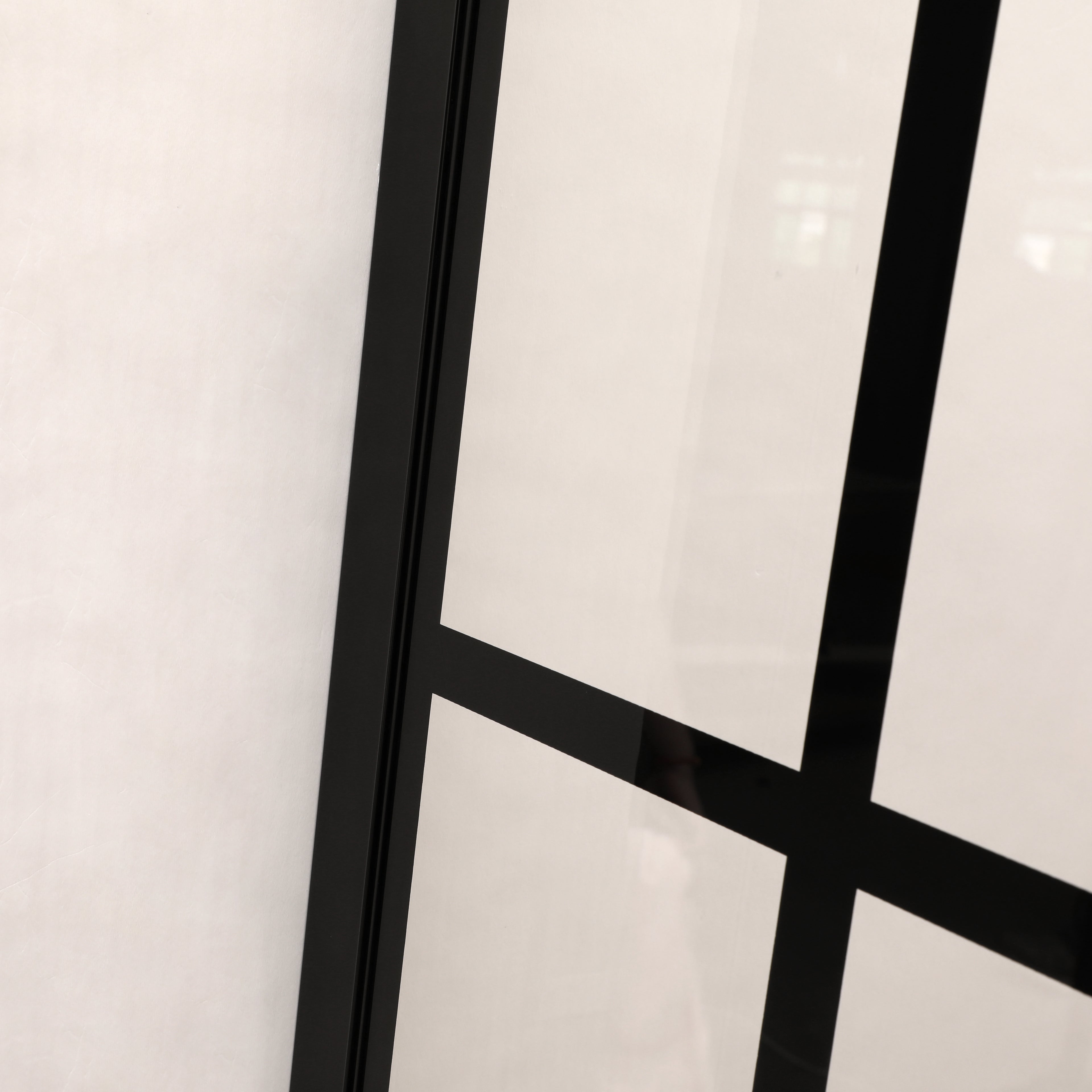 38" W x 72" H Frameless Fixed Shower Door