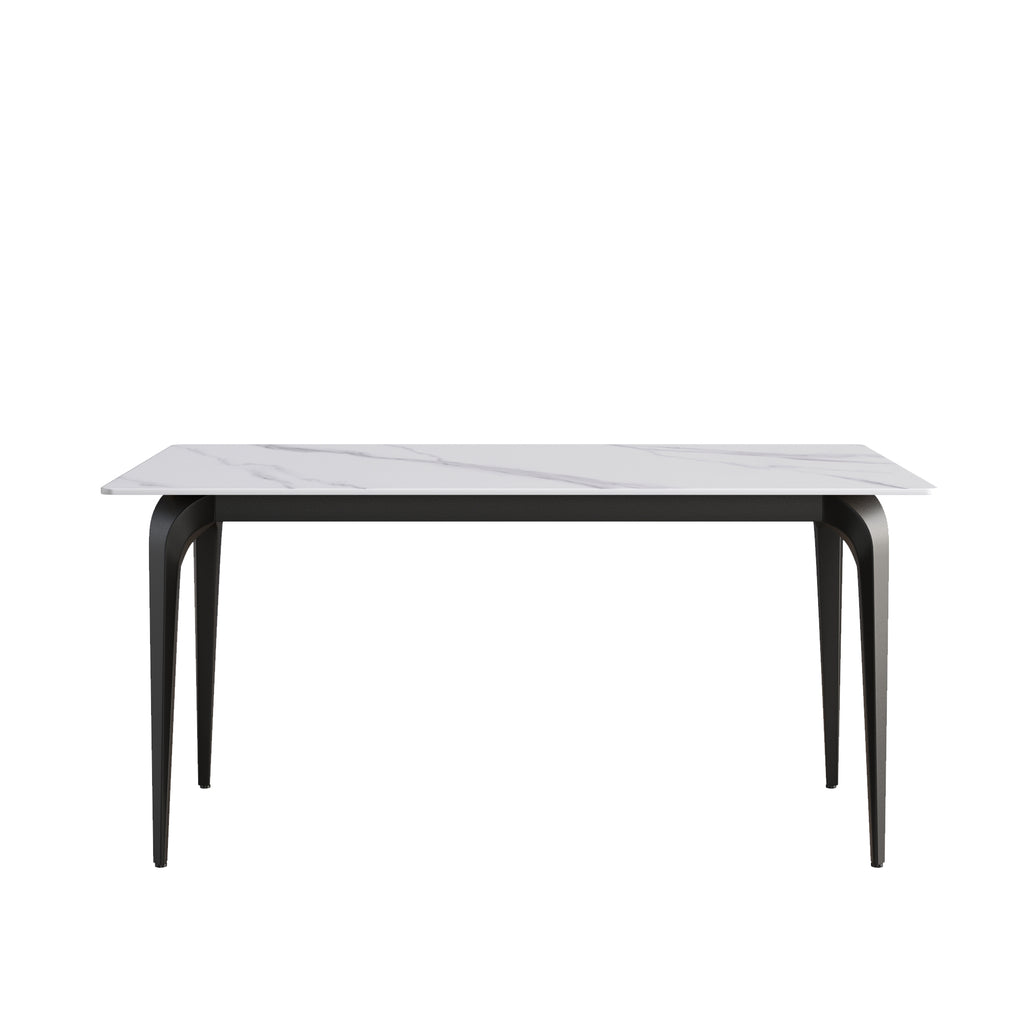 63" Modern Artificial Stone Dining Table